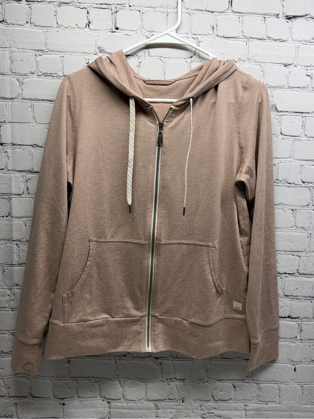 Vuori Dusty Mauve Lightweight Hoodie size S